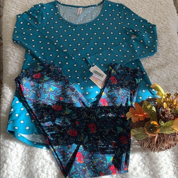 LuLaRoe Pants - LulaRoe outfit OS leggings and XS Lynnae
